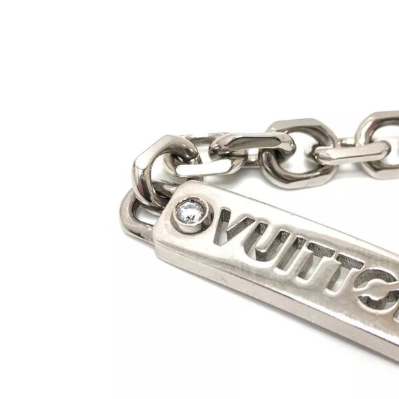 LOUIS VUITTON LV ID Accessory ID Bracelet Metal Silver/Strath - Picture 6 of 8